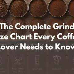 Diverse macinature di caffè, da grossa a fine, per ogni amante del caffè.