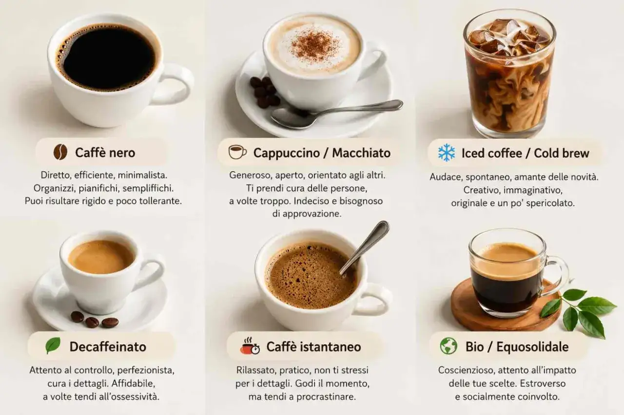 Sei un caffè nero? Diretto, efficiente, minimalista. Organizzato, pianificatore, semplificatore.